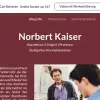Prof. Norbert Kaiser - Stuttgarter Klarinettenklasse